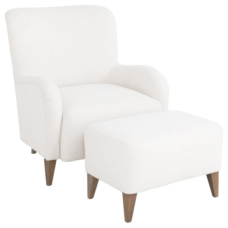 Melrose Wingback Chair, Charcoal, Putty (3152 65)