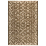 Oushak Oriental Hand-Knotted Wool Brown Area Rug