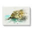 Manorolo Cinque Terre In Italy In Abstract - Wrapped Canvas-55310479
