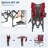 Oversized Heavy Duty Director's Camping Chair, Portable Folding Outdoor Lawn Chair with Side Table, Storage Pocket, Supports 330 lbs-1514926271