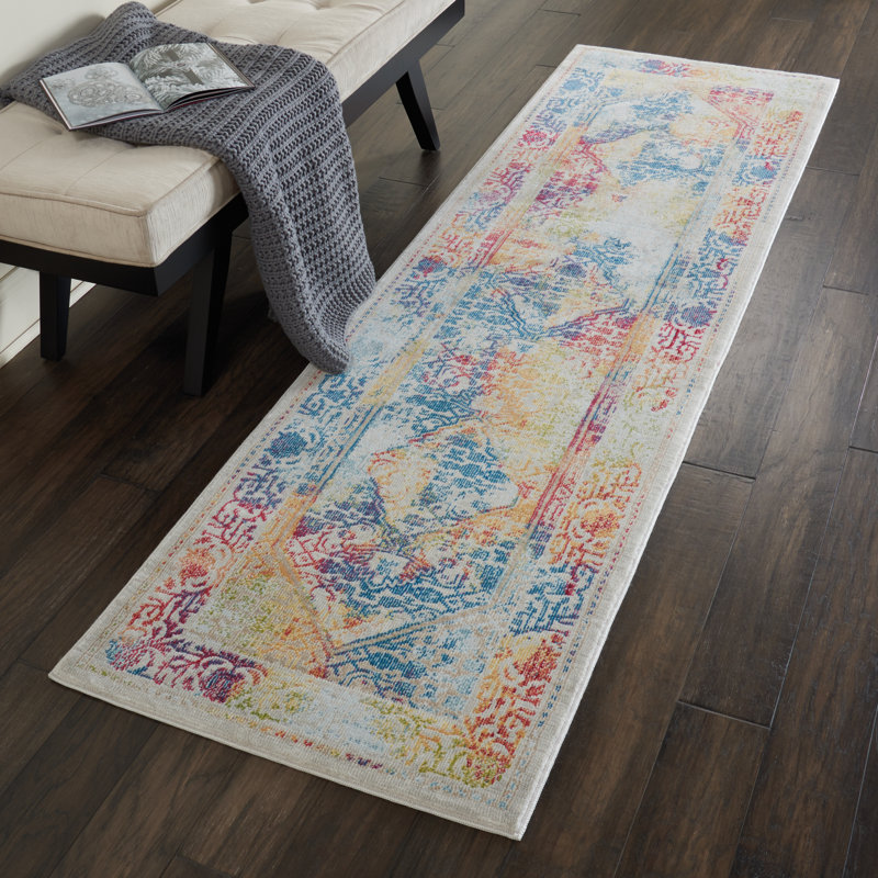 Holbeach Oriental Area Rug, Runner 61 x 183cm