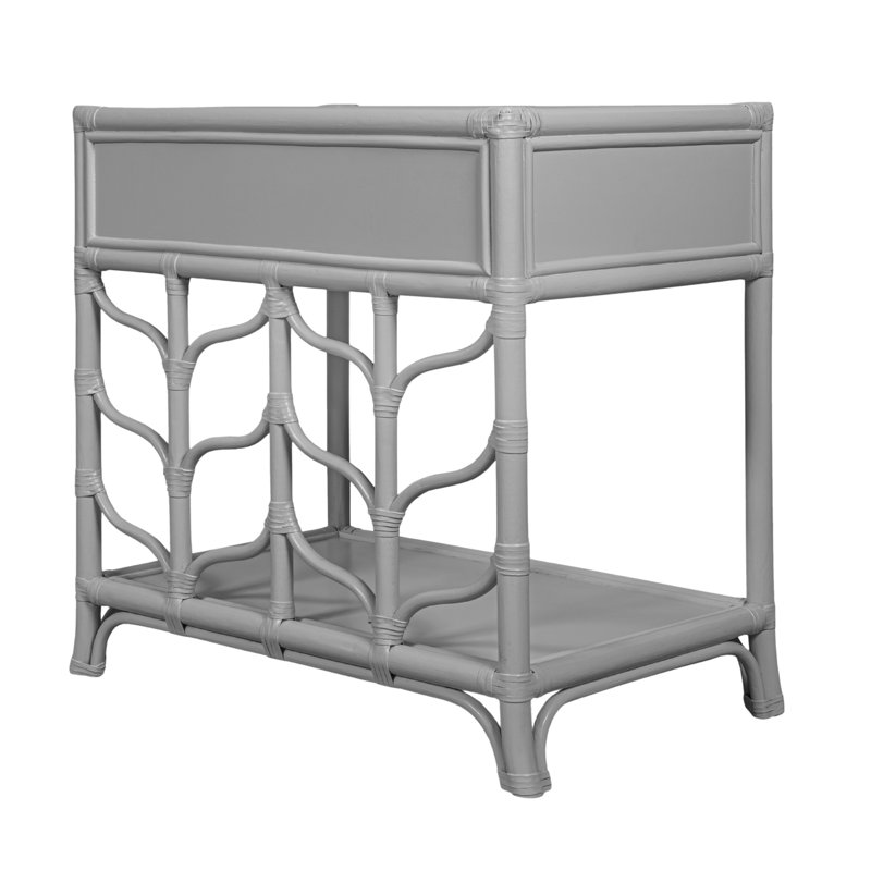 Ivy 1 - Drawer Nightstand, Light Gray