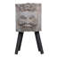 Pot de fleurs statue de dieu grec 11 "x 13" x 22 "avec pieds