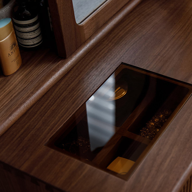 Modern minimalist multi-functional makeup table