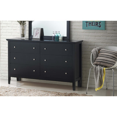 Bedroom Dresser, 6 Drawer Dresser