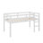 Twin Loft Bed With Guardrails And Ladder-721587281