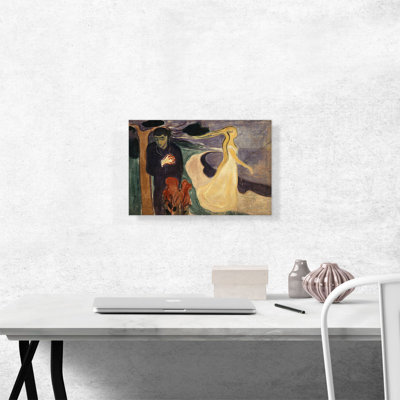 "Séparation" par Edvard Munch, reproduction d'art sur toile tendue