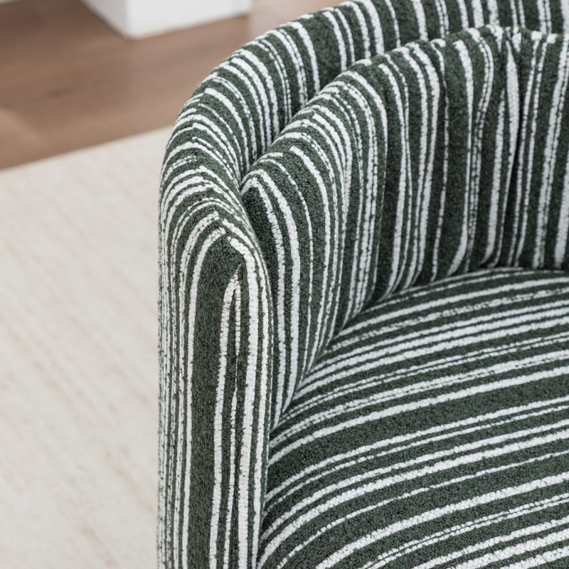 Chaise d'appoint rembourrée avec rangement et roulettes, Vert