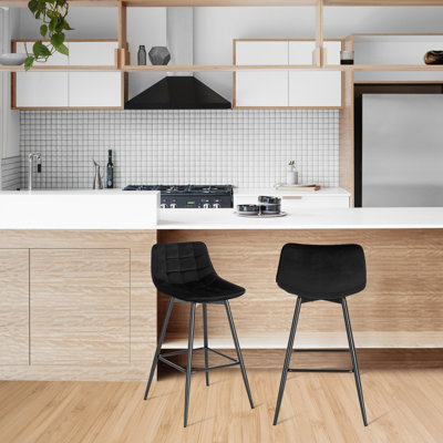 Heyman Upholstered Counter Stool