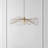 Quiriat 1 - Light Gold Novelty Pendant