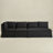 Crampton 3 - Piece Modular Corner Down-Fill Slipcover Dining Banquette – L-Shape or Straight Configuration-328219025