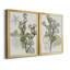 Coral Blockprint I, ensemble de 2 reproductions de cadres rectangulaires sur toile-2090423491-2090423490