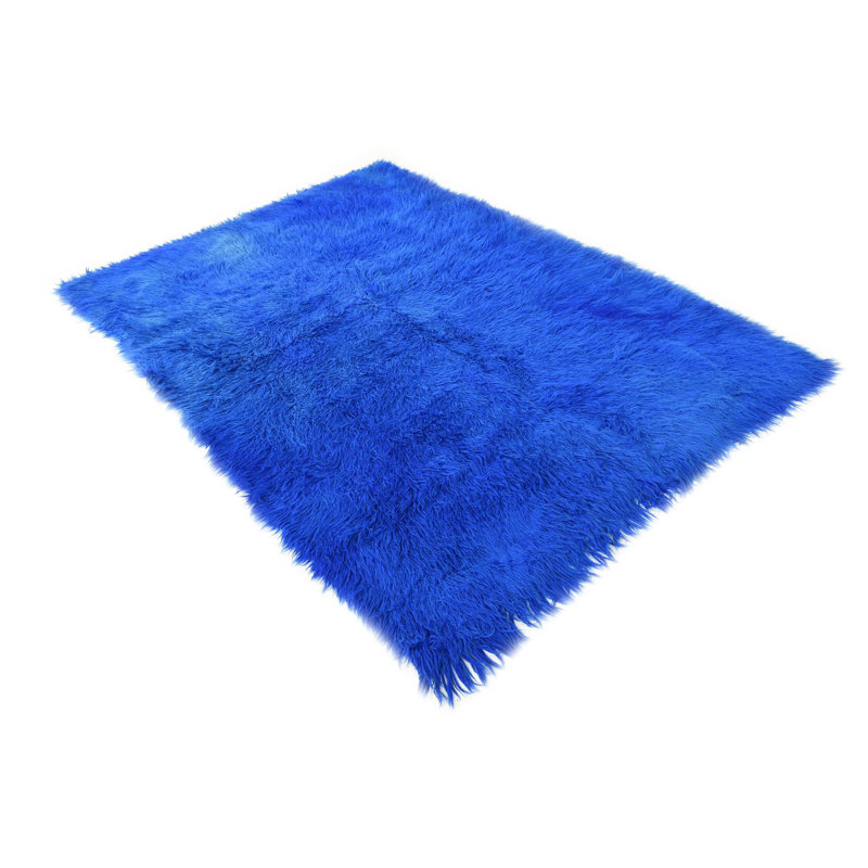 Tapis bleu Oliver