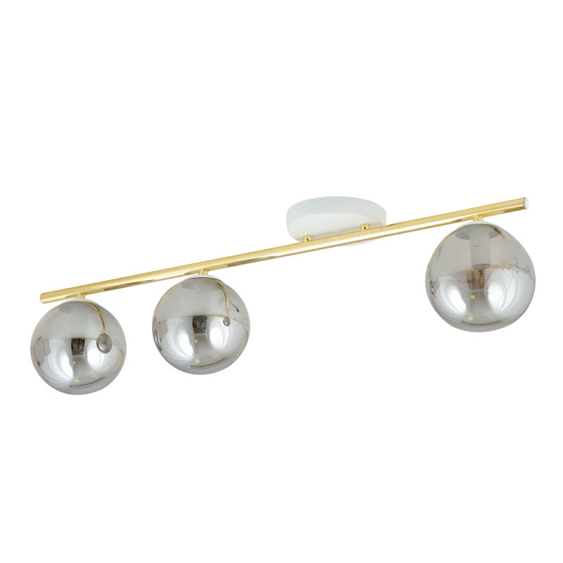 Wojtala 3 - Light Dome Chandelier, Grey, White