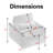 Upholstered Convertible Chair 3-in-1 Pull Out Sofa Bed-1448722016