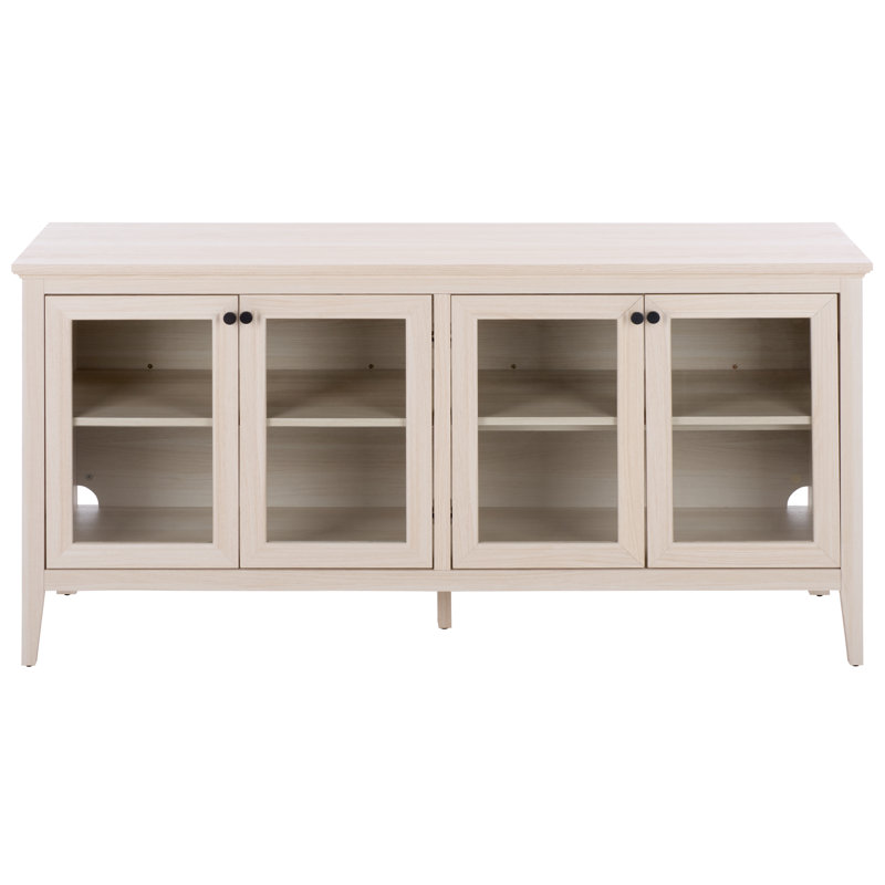 Meuble télé 63 po Quinta, Chêne blanc