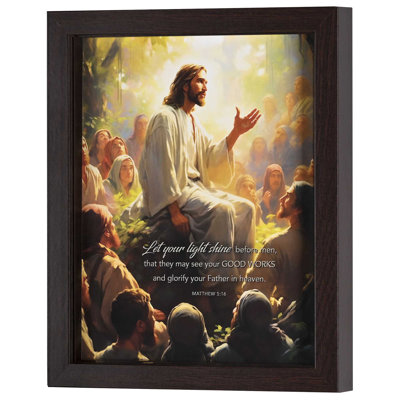 Framed Art Let Your Light Shine 8x10