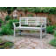 Sakura 2-Seater Teak Bench In White Finish