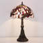Lampe de table en verre coloré Tiffany