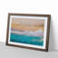 Walking upon a Beach in Corfu Greece - Framed Print