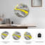 Paysage désertique horloge murale décorative en verre 23,6 po-2040515695