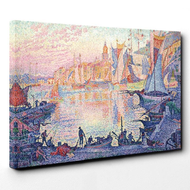 Paul Signac - Wrapped Canvas Painting, 70cm H x 100cm W