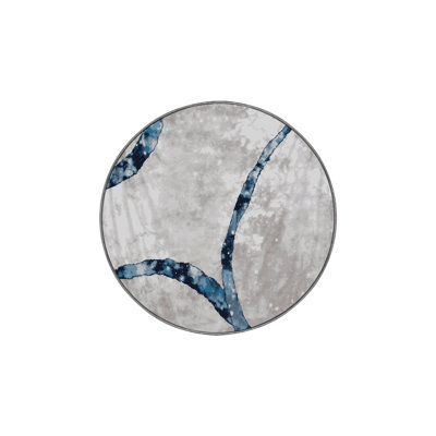 Machine Washable Gray Area Rug