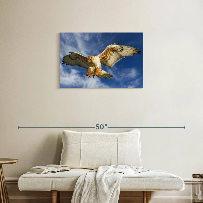 Hawk Attack, 20" H x 30" W