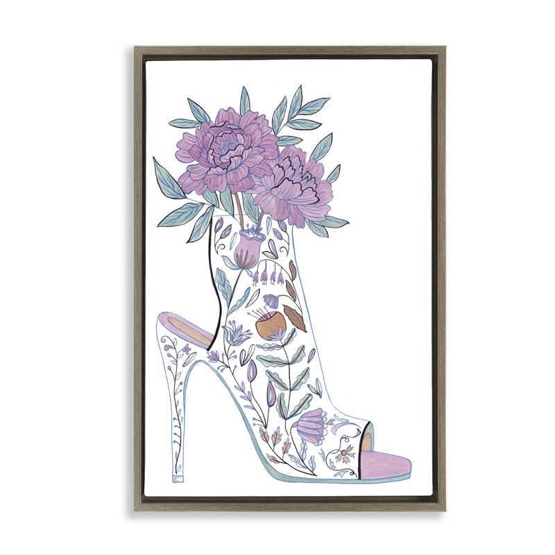 Chaussure avec toile flottante encadrée par Melissa Wang, Cadre flottant orme Montalcino, H 31 po x l 21 po