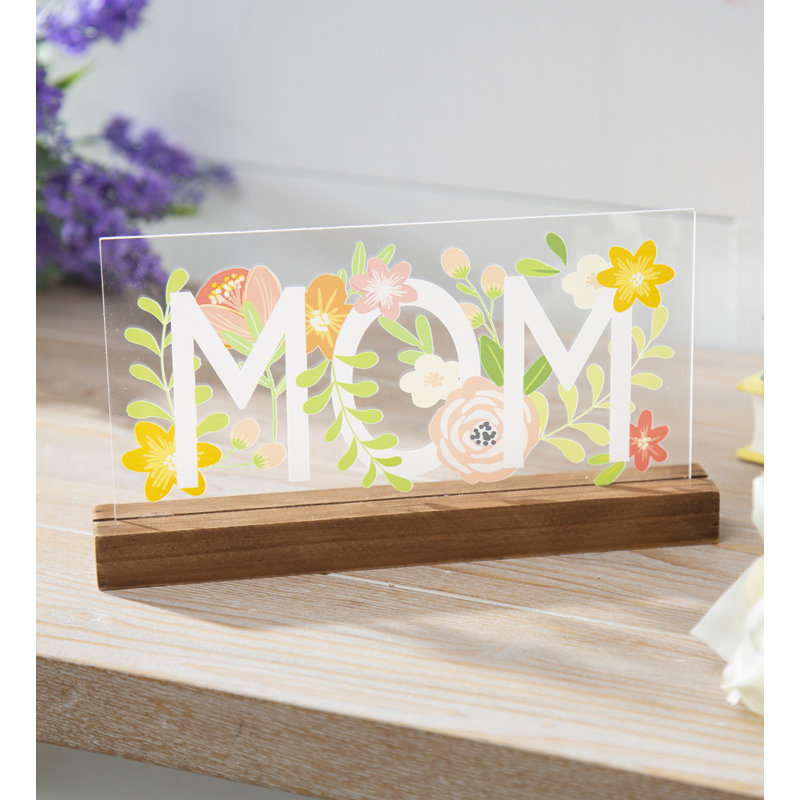 Plaque décorative Ammadis «Mom»