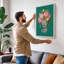 Crowned in Roses Maximalist - Wrapped Canvas-1610308847-1610308834