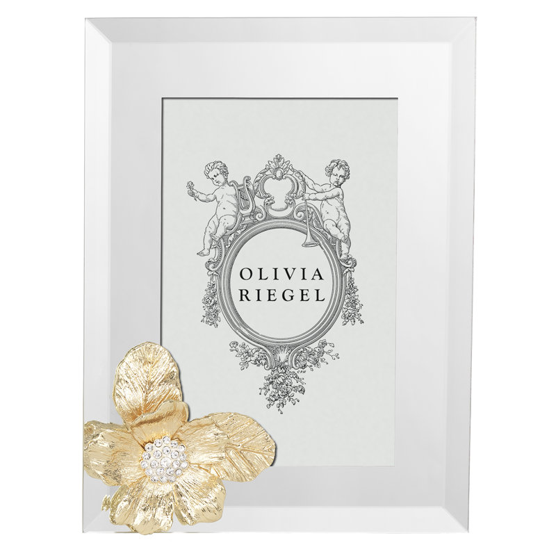 Botanica Glass Picture Frame, 8" x 10", Gold