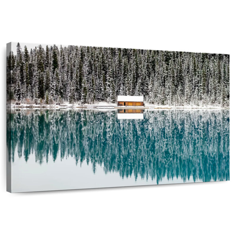 Chalet Alvord au lac Louise, H 8 po x l 12 po