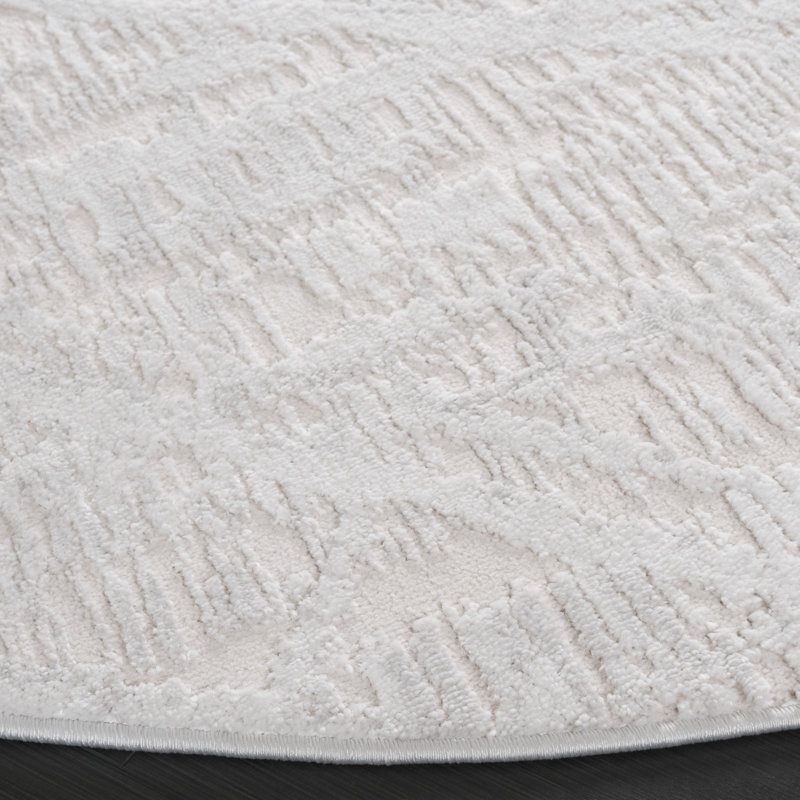 Kingston Performance Abstract Rug, Round 6'7"