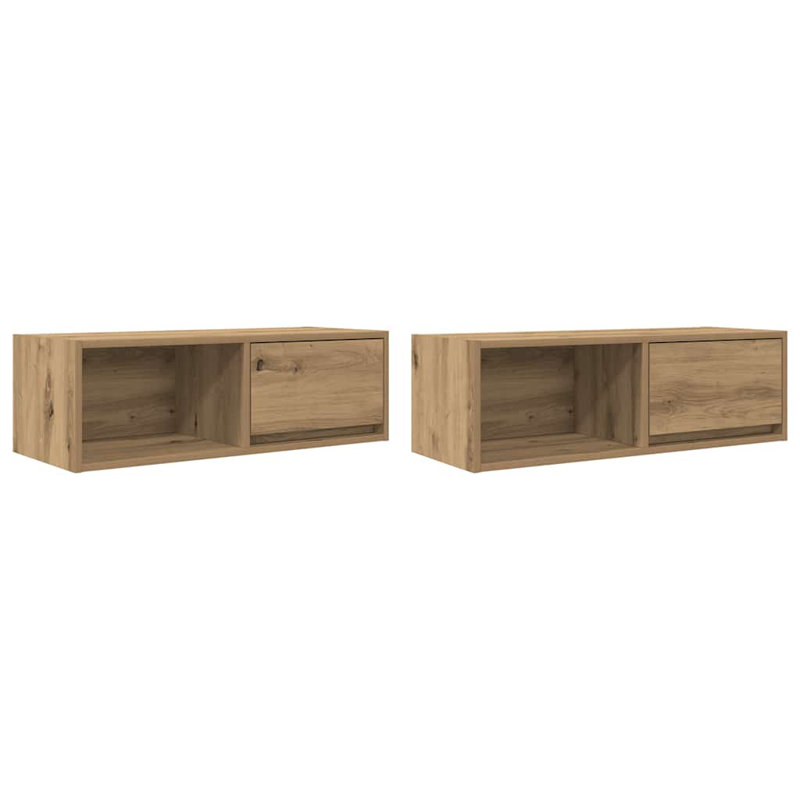 Unfinished Floating TV Stand for TVs up to 40"