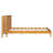 Josue Wooden Bed With Slat Headboard & 3-Tier Side Storage-114763629