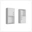 Armoire à pharmacie murale avec rangement ouvert et fermé 2 pièces Oba-1748469147