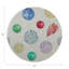 Jewel Vegan Leather Round Beaded Placemat