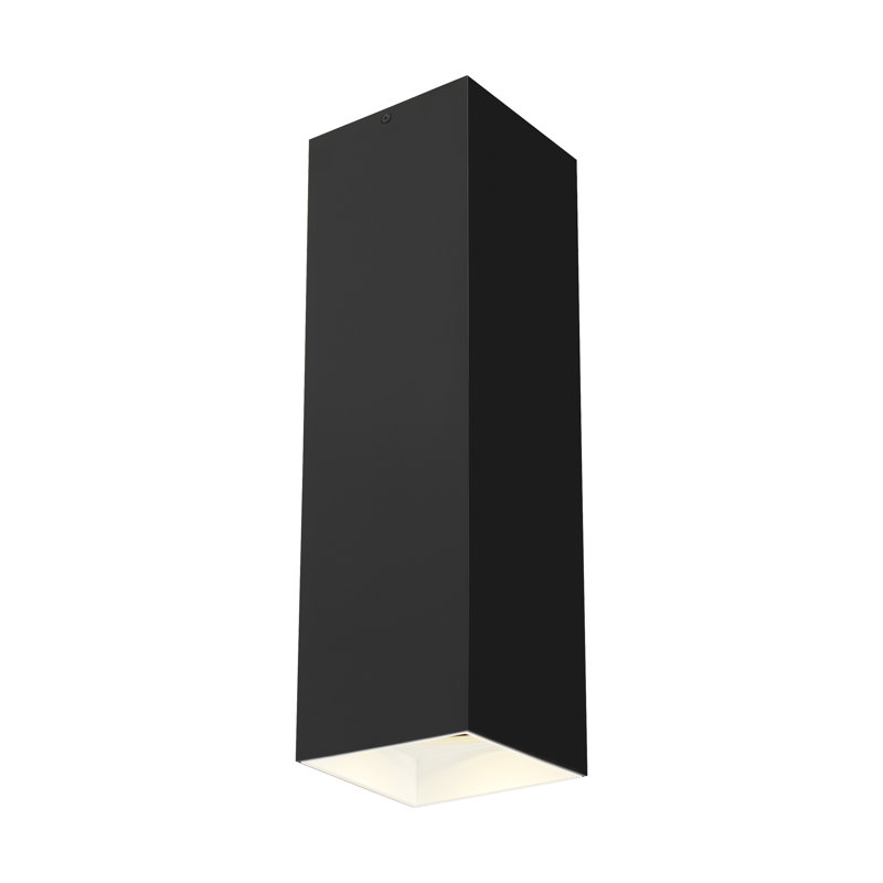 Exo 1 - Light LED Flush Mount, Matte Black/Gold Haze, 2700K