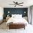 52" Smart Ceiling Fan With LED Light and RGB Ambient Lighting, App & Remote Control, Quiet Reversible DC Motor, 6 Speeds, Flush Mount, For Living Room Bedroom-863791090