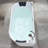59'' x 29.5'' Whirlpool Plastic / Acrylic Bathtub with Faucet