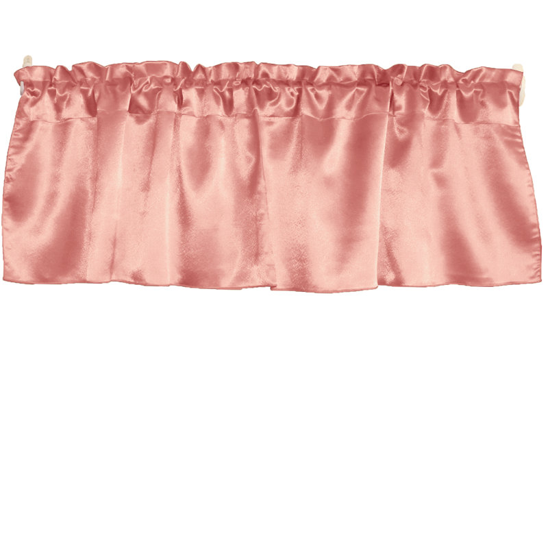 Danijah Tailored Window Valance, 58" W x 28" L, Peach