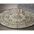 Hand-Tufted Natural Wool Transitional Indoor Round Area Rug-873460762