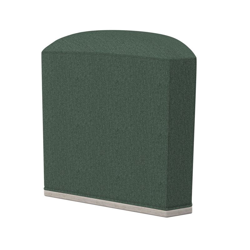 Quinn Novelty Ottoman, Bisque, Libby Linen