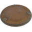 Round Geometric Decorative Tray