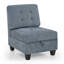 Canapé modulaire de 57 po de large à assise modulaire avec repose-pieds, canapé modulaire, canapé modulaire-625155592-608908795