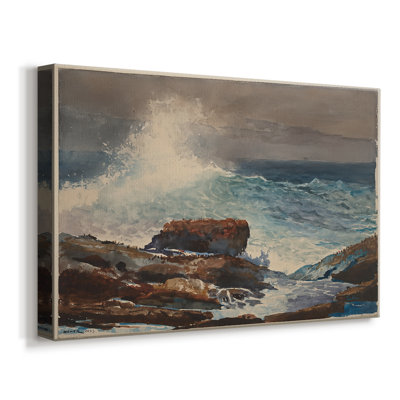 Breaking Wave, Prout's Neck-Winslow Homer-Gallery, toile tendue-c. 1887