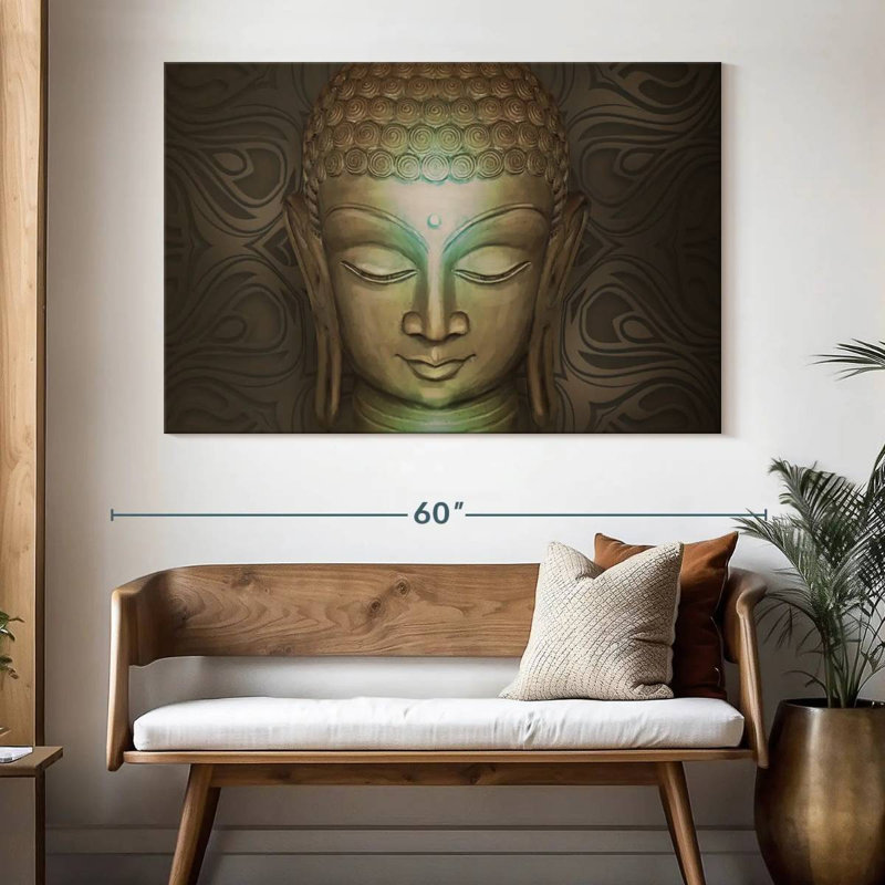 Bouddha beige Leisha, H 34 po x l 51 po