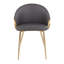 Chaise en métal et similicuir-125535662-125535664