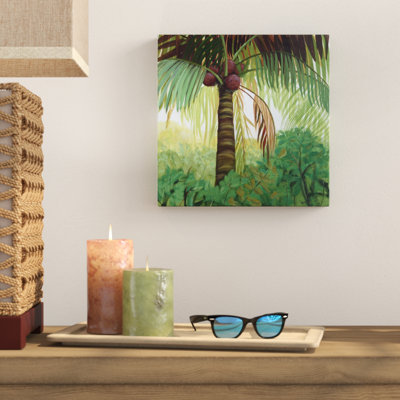 Tropic Palm I by Julie Joy - Wrapped Canvas Painting
